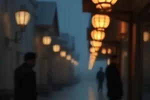 动漫《深海图书馆》封面，水下书架间游过的鱼群