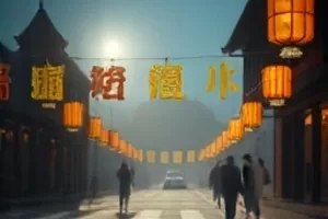 短剧《三十七平米的家》封面，小客厅里靠墙折叠的沙发床