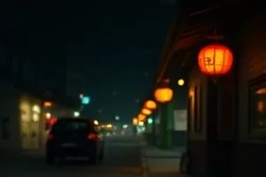 短剧《电梯停在十七层》封面，电梯门缝透出的走廊灯光